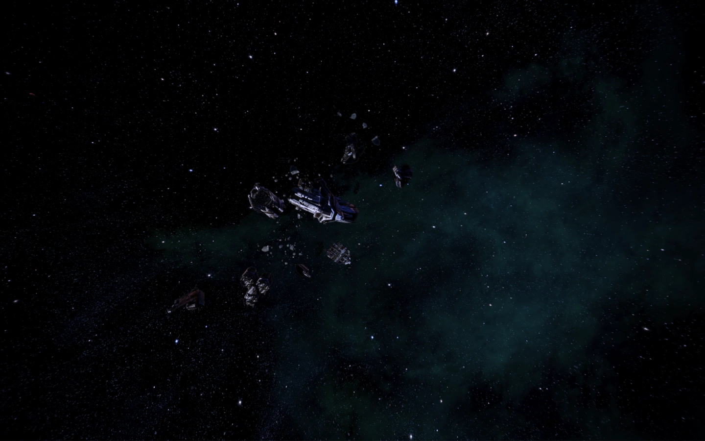 Обломки склада