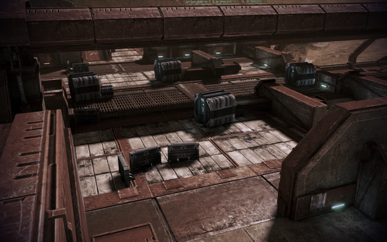 Cerberus attack courtyard layout