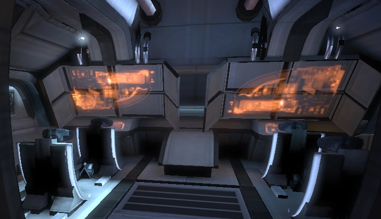 Lost Freighter Cockpit