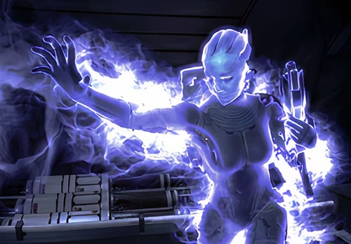 Liara using singularity auto x2