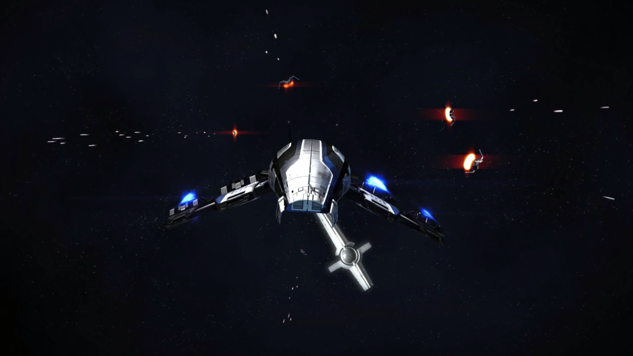 GrissomAcademy-NormandyApproach-CerberusFighters-Cutscene