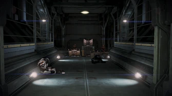 Аванпост Когтей, вход с мостиков