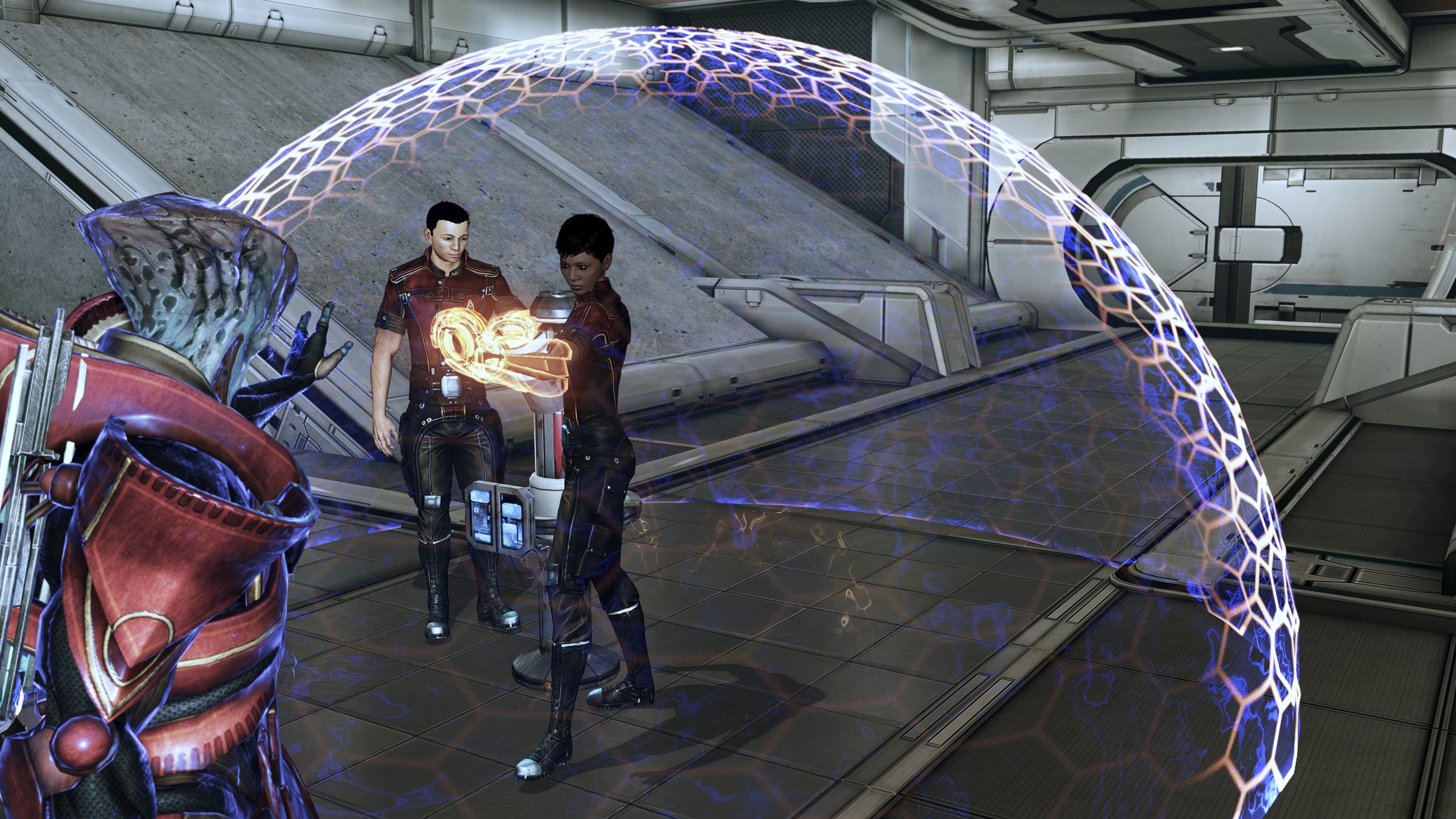 ME3 Явик уничтожает щит