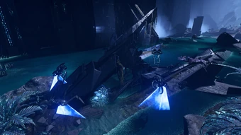 Recovering the past - crashed starship