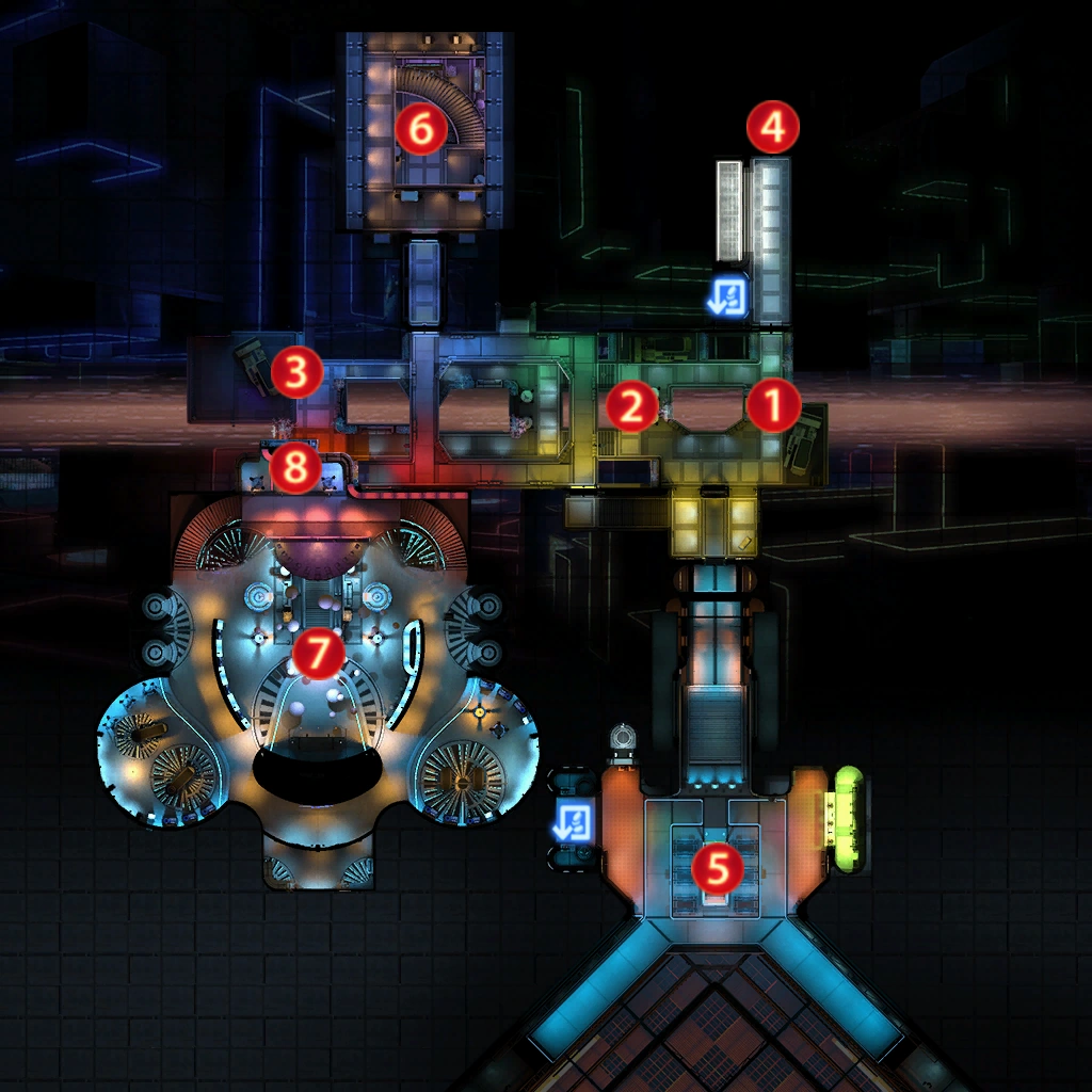 Map of Silversun Strip