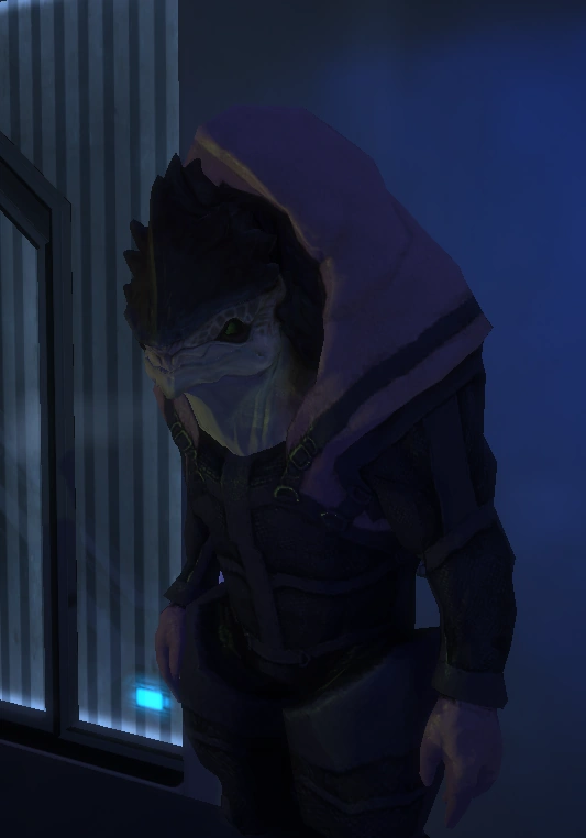 Krogan Bouncer at Chora's Den