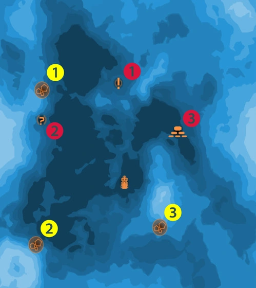 Карта примечательных мест Шардзилы
