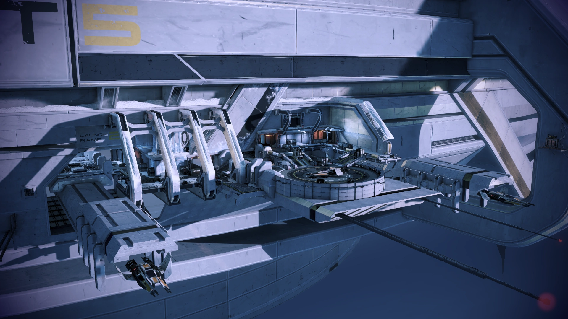 База истребителей Цербера (общий вид)