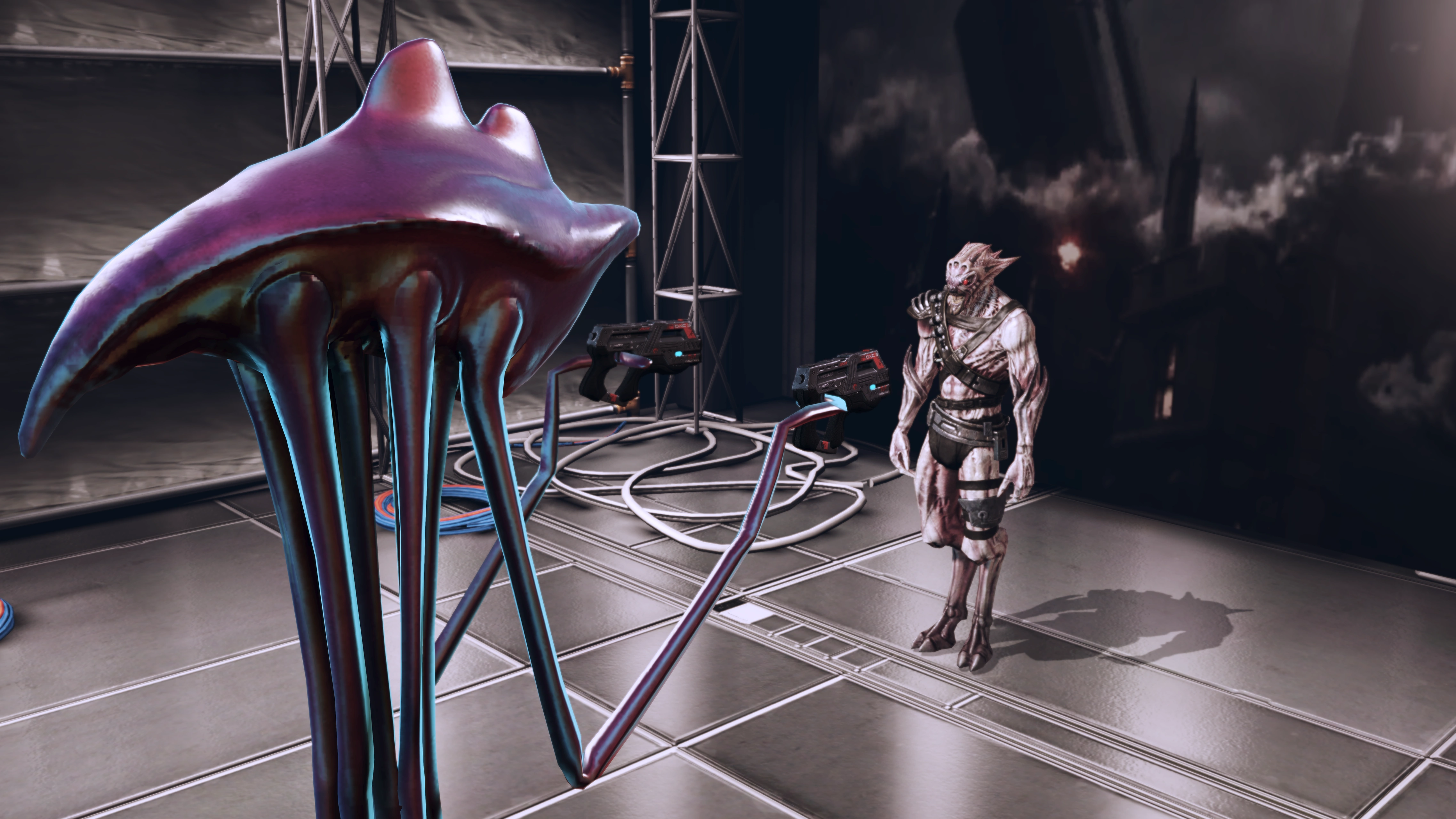 ME3 Бласто на съемках