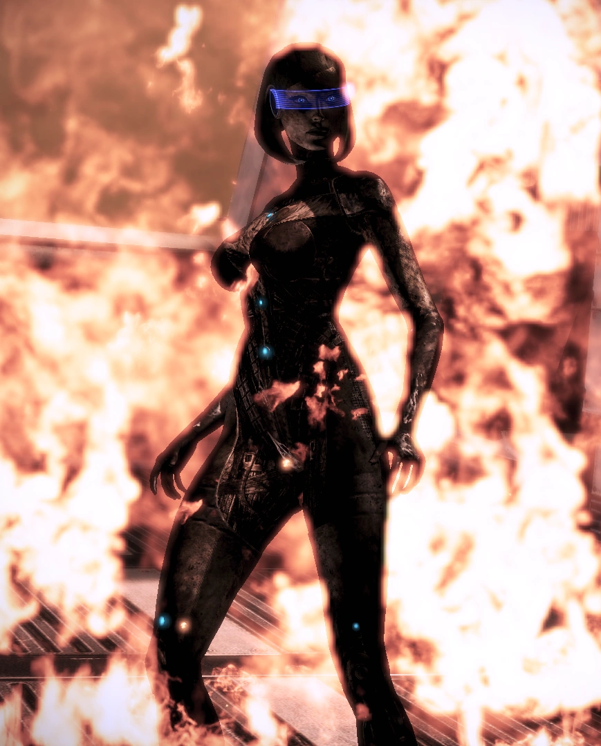 ME3 Eva Core Burning Shuttle