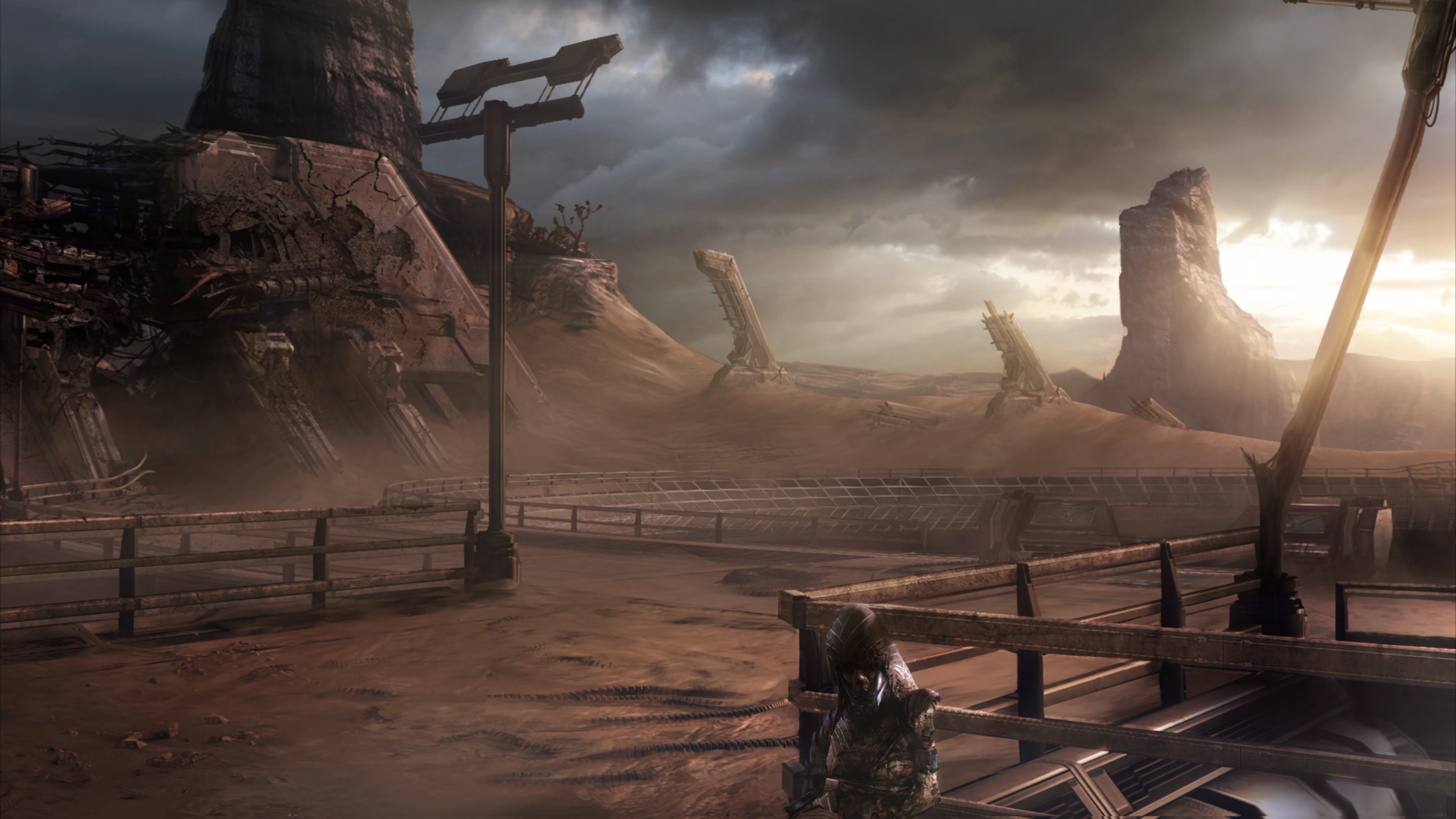 Rannoch - quarians and geth destroyed