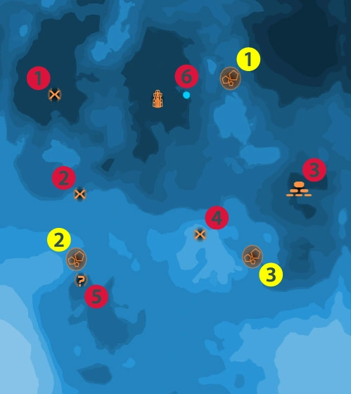Карта примечательных мест Райнгри