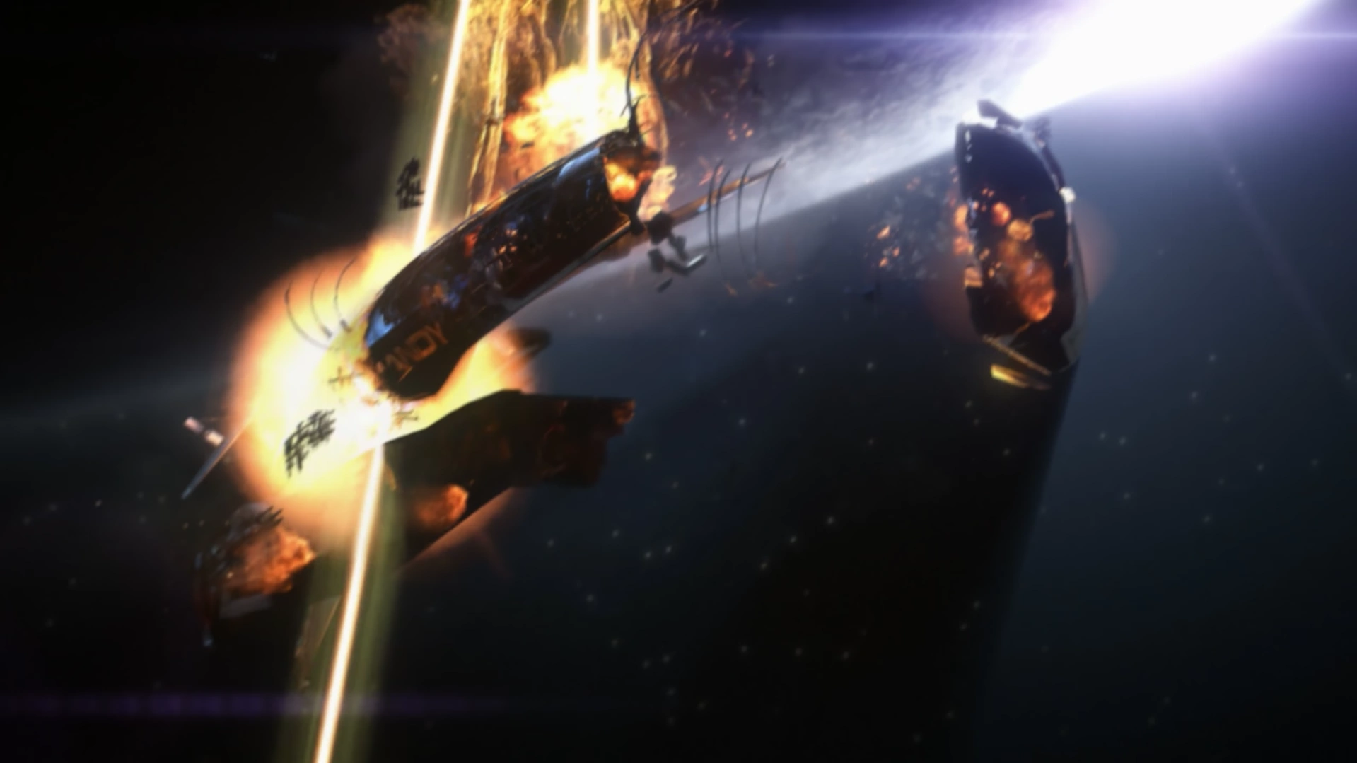 Уничтожение «Нормандии SR-1» главным орудием