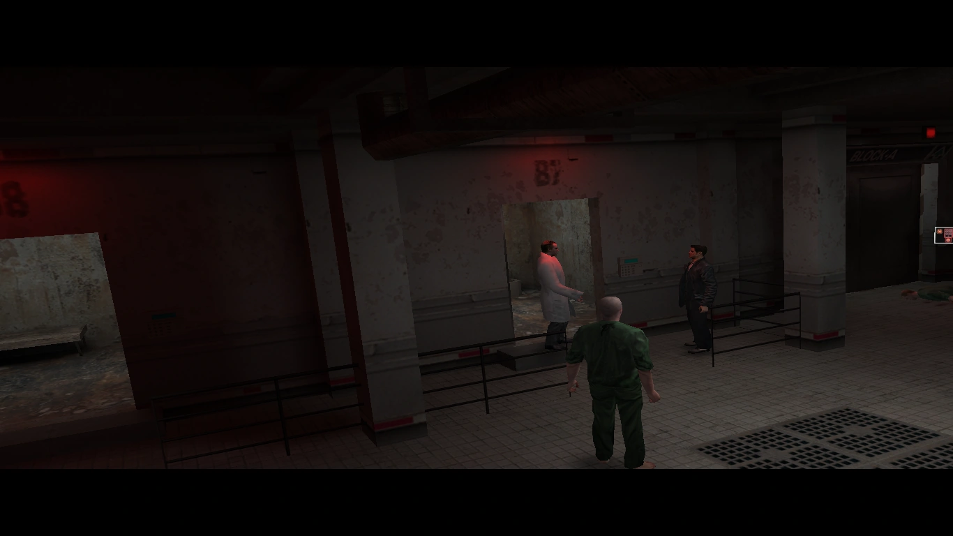  разговаривает с , а испытуемый на них смотрит