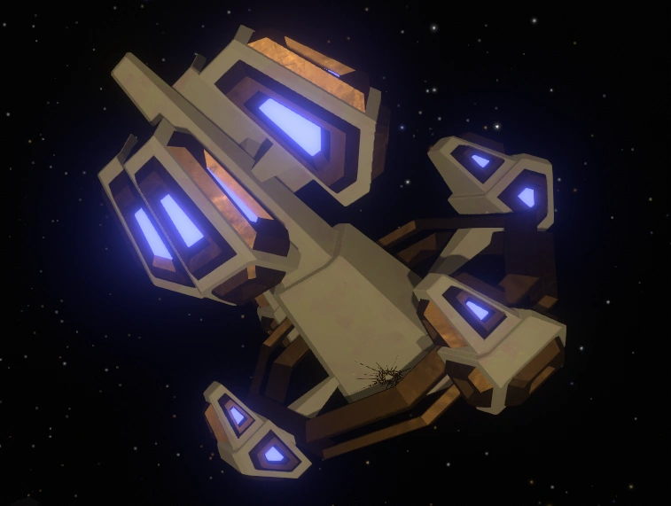 Зонд Ока Вселенной с близкого расстояния.