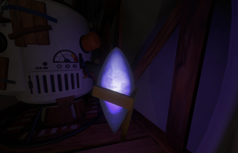 Гравикристалл на корабле Главного героя.