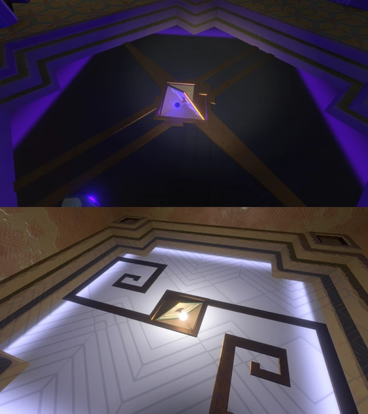 Ядро чёрной дыры в платформе телепортации и ядро белой дыры в приёмнике телепортации