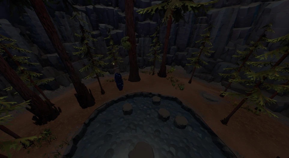 Кратер Квантовой Рощи (Видно Квантовый осколок и Квантовое стихотворение на табличке)