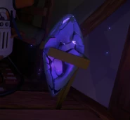 Сломанный гравикристалл на корабле.