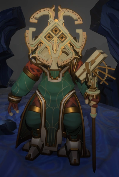 Номаи, одетая в традиционный костюм жизнеобеспечения.