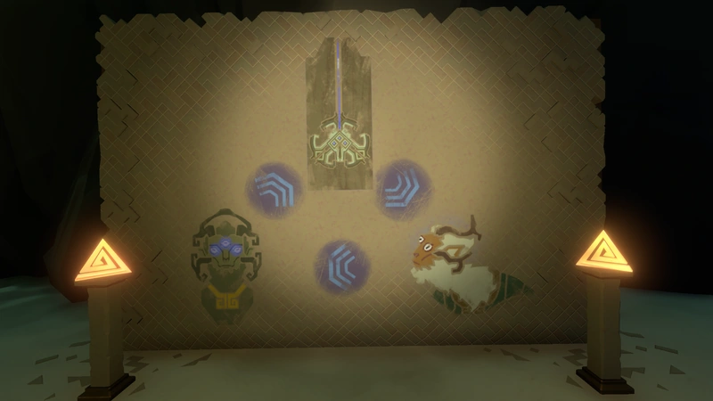 Фреска Номаи, которая показывает, как воспоминания переносятся между статуями, масками и Номаи