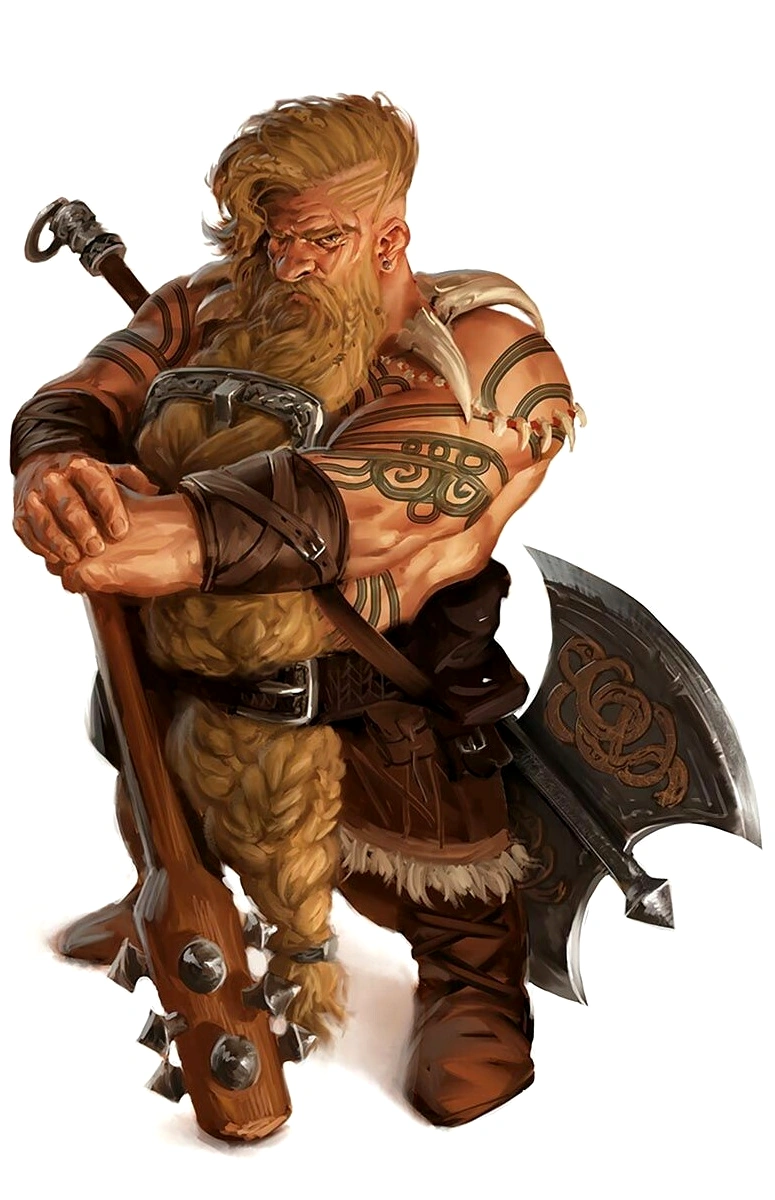 Dwarf barbarian