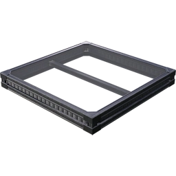 Каркасный фундамент со стеклом