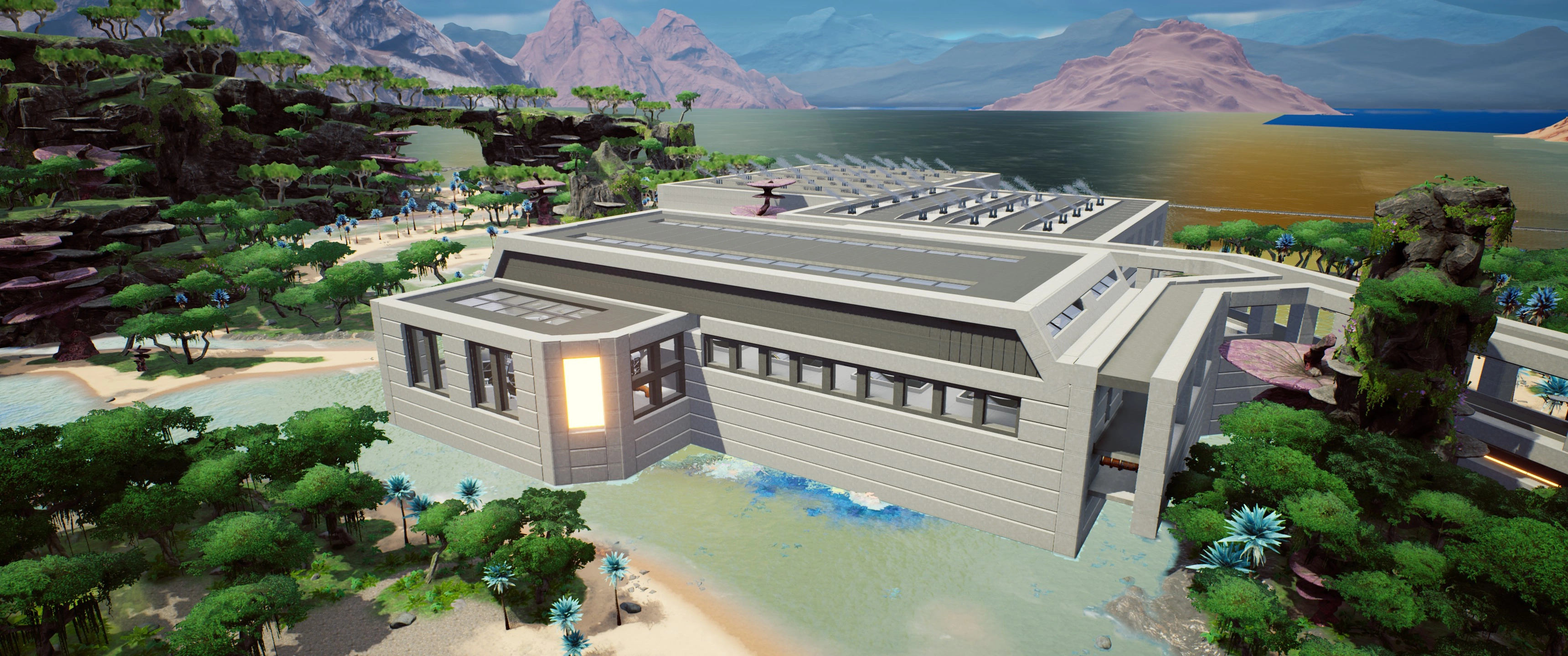 Стены из колонн