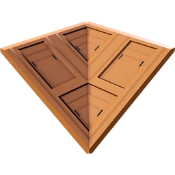 Наклонная вогнутая стена 4 м