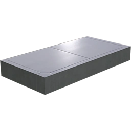 Половина фундамента с покрытием 1 м