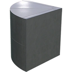 Продолжение внешнего угла с покрытием 4 м