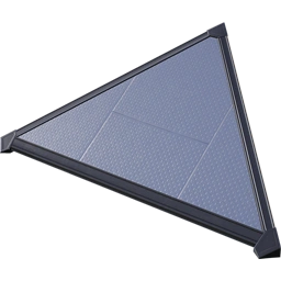 Верхний угол из рифлёного металла 4 м