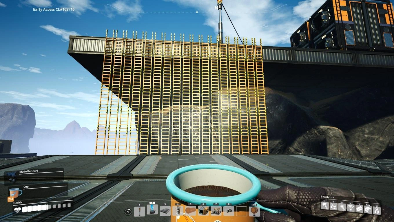 Стены из лестниц