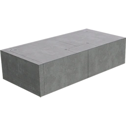 Бетонная половина фундамента 2 м