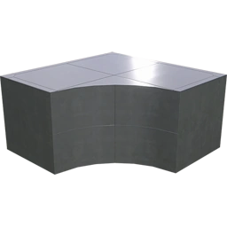 Продолжение внутреннего угла с покрытием 4 м