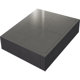 Бетонный сдвоенный пандус с покрытием 4 м