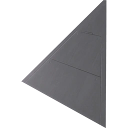 Бетонная угловая наклонная стена 8 м