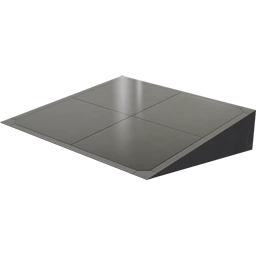 Перевёрнутый бетонный пандус с покрытием 2 м