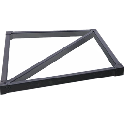 Стеклянная крыша 1 м (внутренний угол)