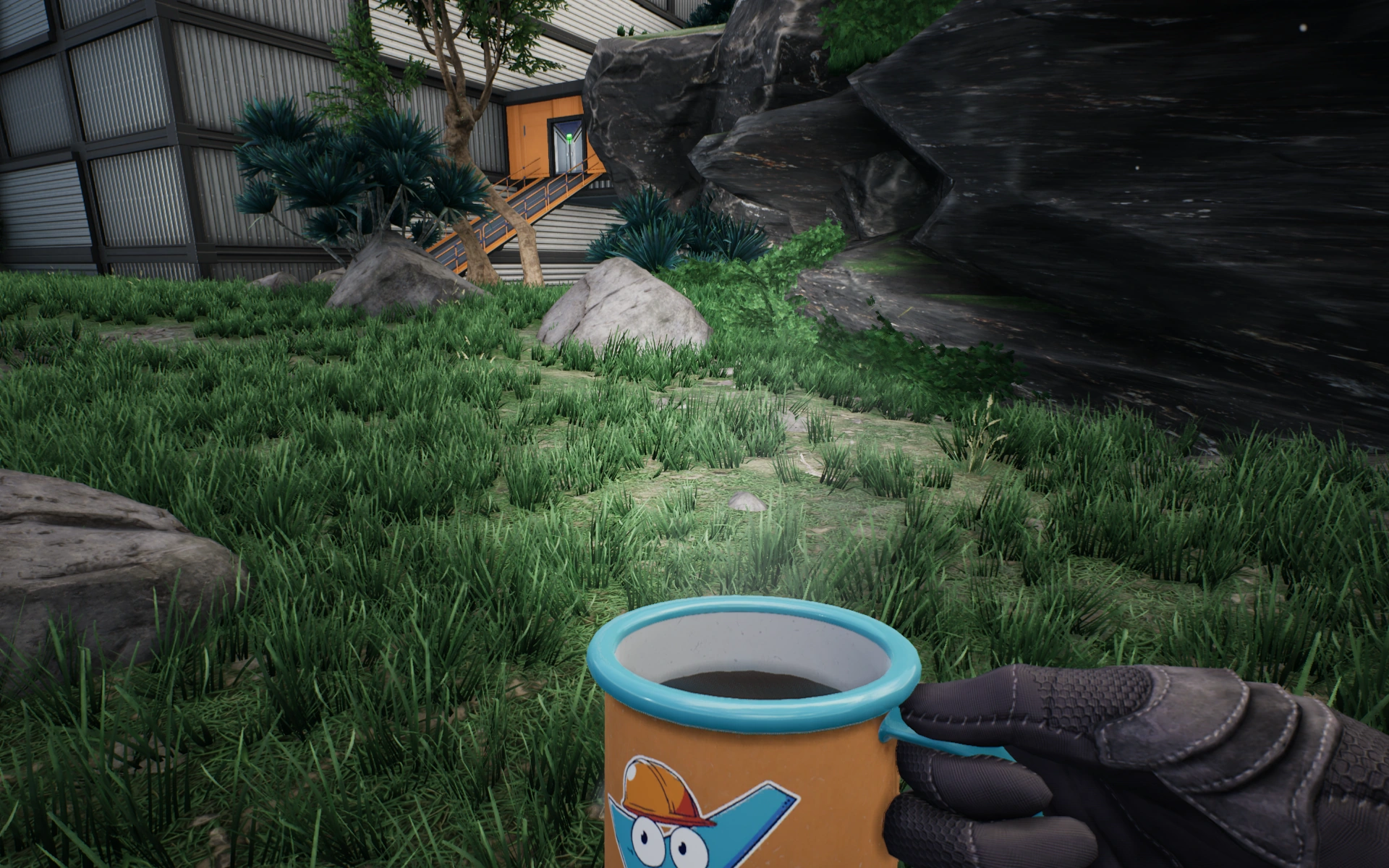 Кружка в руке