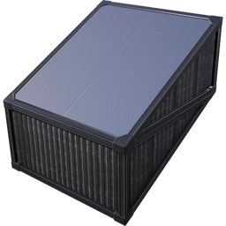 Сдвоенный пандус из рифлёного металла 8 м