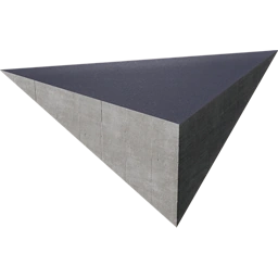 Асфальтовый перевёрнутый верхний угол 4 м