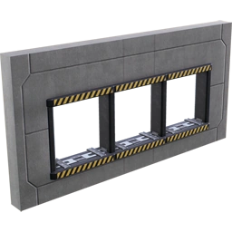 Бетонная стена для конвейера х3