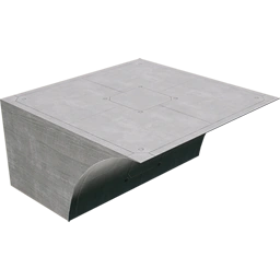 Бетонная четверть трубы (перевёрнутая)