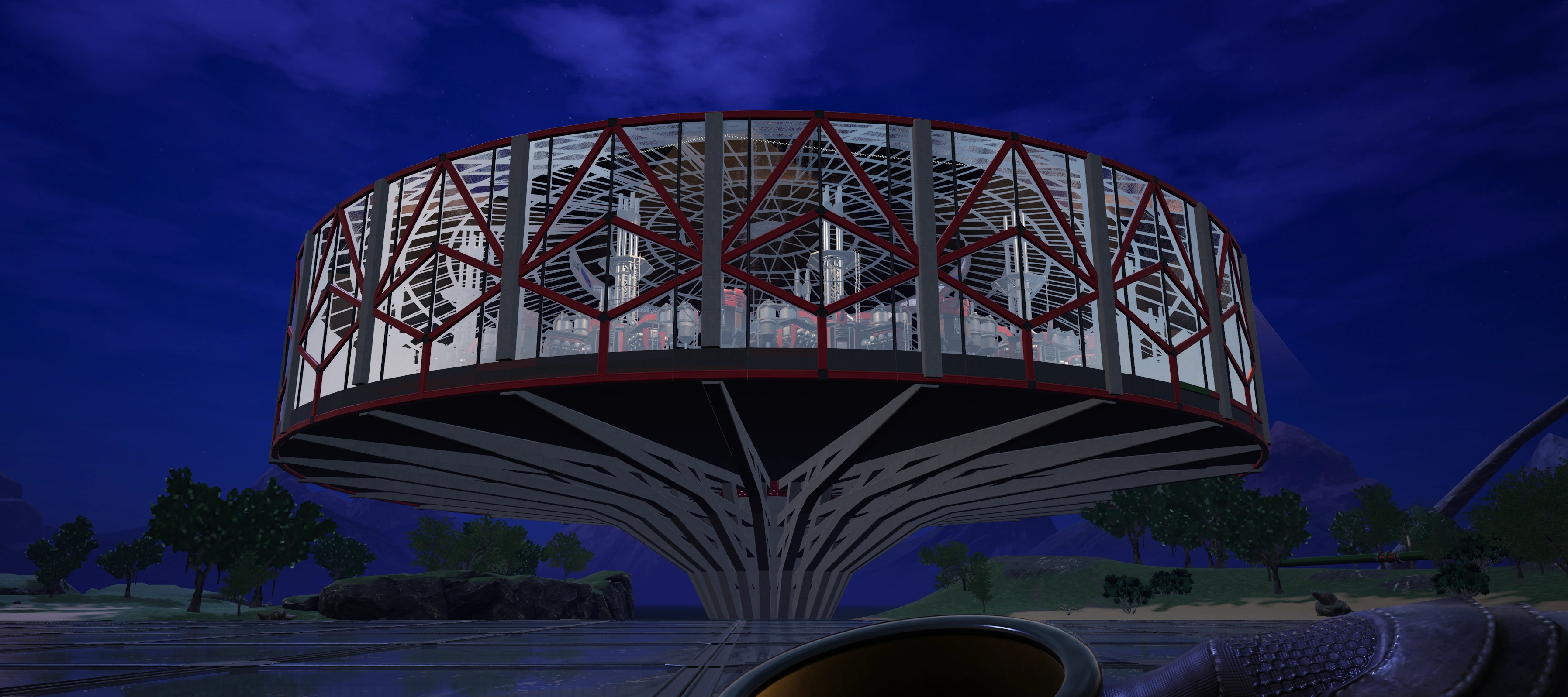 Здание на центральной опоре1