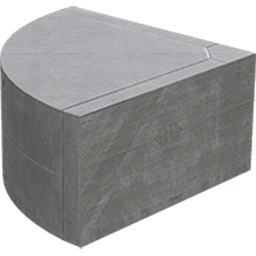 Бетонное продолжение внешнего угла 2 м