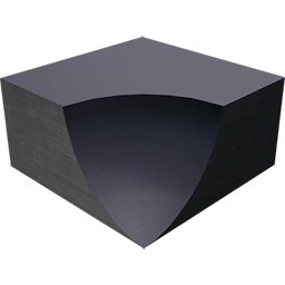 Асфальтовая четверть трубы (внутренний угол)