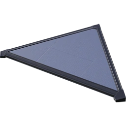 Верхний угол из рифлёного металла 2 м