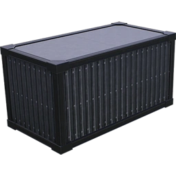 Половина фундамента из рифлёного металла 4 м