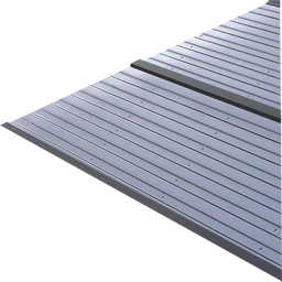 Стальная угловая наклонная стена 4 м